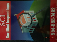 Logo for SCI Certified Inspections