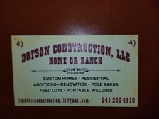 Dotson Construction, LLC logo