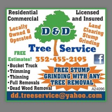 Logo for D & D Tree Service