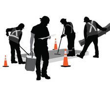 BK Concrete and Construction logo
