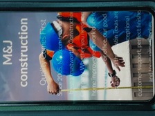 M&J Construction logo