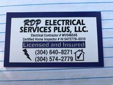 Logo for RDP Electrical Services Plus, LLC