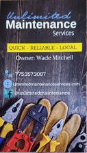Logo for Unlimited Maintenance Service