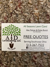 A & D Landscaping, LLC  Facebook logo
