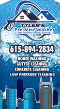 Logo for Tyler's Pressure Washer