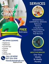 Logo for FriendsClean'n