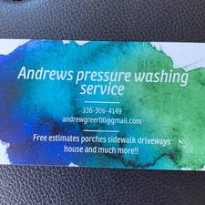 Logo for Andrews Pressure Washing Services