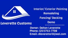 Logo for Leverette Customs LLC