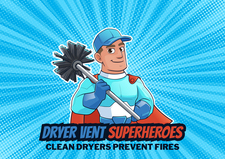 Logo for Dryer Vent Superheroes of West Omaha