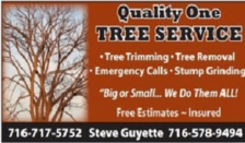 Quality One Tree Service logo