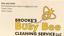 Logo for Brooke's Busy Bee Cleaning Service, LLC