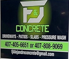 Logo for F&J Concrete