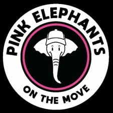 Logo for Pink Elephants on the Move, Inc.