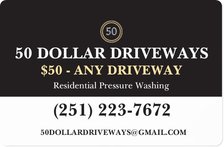 Logo for 50 Dollar Driveways