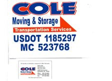 Avatar for Cole moving services