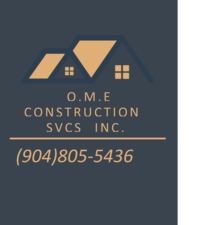 o.m.e construction logo