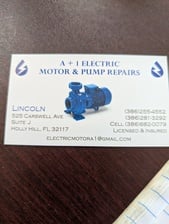 Avatar for A+1 Electric Motor & Pump Repairs, LLC