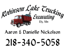 Logo for Robinson Lake Trucking and Excavating