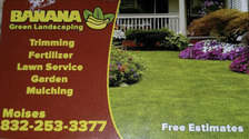 Banana Green Landscaping logo