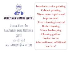 Logo for Family Man's Handy Service