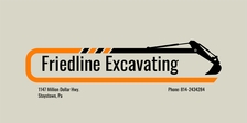 Friedline Excavating LLC logo