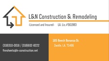 L&N Construction And Remodeling LLC logo