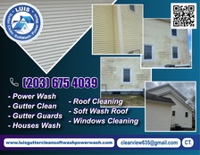 Logo for Luis Gutter Clean, Soft Wash, Power Wash
