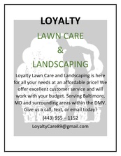 Loyalty Lawn Care and Landscaping logo