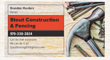 Logo for Stout Construction and Fencing