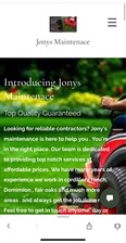 Logo for Jony's Maintenance
