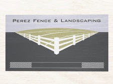 Perez Fence & Landscaping logo