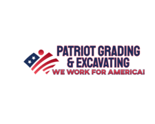 Logo for Patriot Grading and Excavating