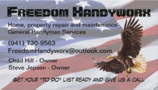 Logo for Freedom Handyworx, LLC