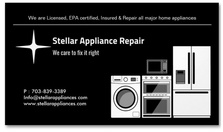 Stellar Appliance Repair, LLC logo