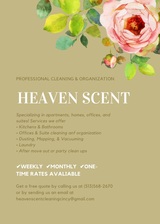 Logo for Heaven Scent Cleaning and Organizing - Home Facebook