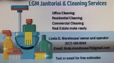 LGM Janitorial and Cleaning Services logo