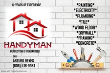 Logo for Arturo Handyman Services-Unlicensed Contractor