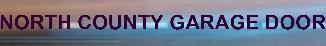 North County Garage Door, Inc. logo