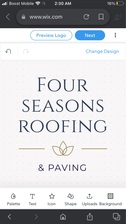 Logo for Four Seasons Roofing & Paving