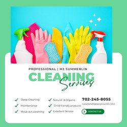M J Summerlin House Cleaning logo