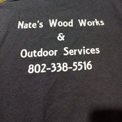 Nate's Wood Works And Outdoor Services logo