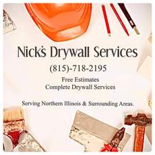 Logo for Nick's Drywall Services