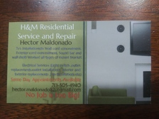 H&M Residential Service and Repairs logo