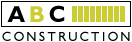 Logo for ABC Construction