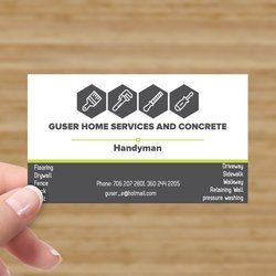 Guser Home Services & Concrete logo
