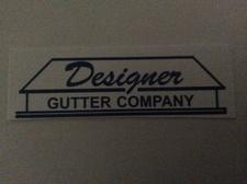 Logo for Designer Gutter Company
