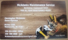 McAdams Maintenance Services logo