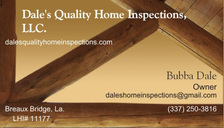 Avatar for Dale's Quality Home Inspections