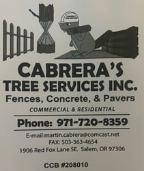 Cabrera's Tree Services, Inc. logo