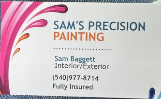 Sam's Precision Painting logo